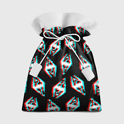 Мешок для подарков Skyrim glitch logo patten, цвет: 3D-принт