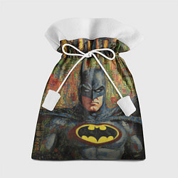 Мешок для подарков Текстурный Бэтмен, цвет: 3D-принт