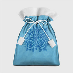 Мешок для подарков Штурвал и три розы, цвет: 3D-принт
