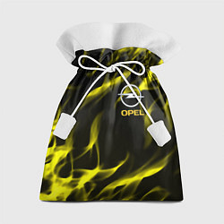 Мешок для подарков Opel огненный стиль, цвет: 3D-принт