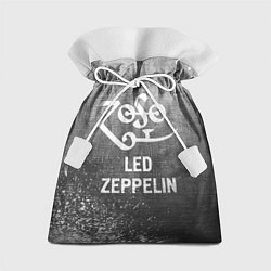 Мешок для подарков Led Zeppelin - grey gradient, цвет: 3D-принт