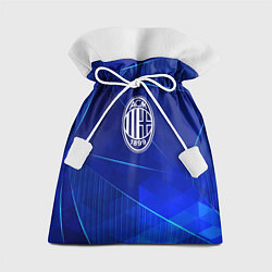 Мешок для подарков AC Milan blue poly, цвет: 3D-принт