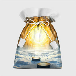 Мешок для подарков Шайбы в лесу, цвет: 3D-принт