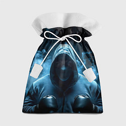 Мешок для подарков Боксер в дыму, цвет: 3D-принт