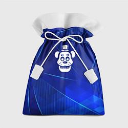 Мешок для подарков FNAF blue poly, цвет: 3D-принт