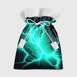 Мешок для подарков Color light blue black, цвет: 3D-принт