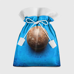 Мешок для подарков Ядро для талкания на синем, цвет: 3D-принт