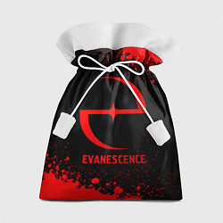 Мешок для подарков Evanescence - red gradient, цвет: 3D-принт