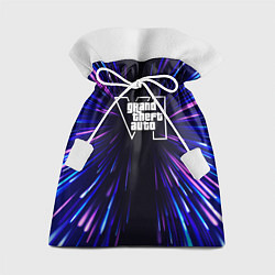 Мешок для подарков GTA6 neon energy, цвет: 3D-принт