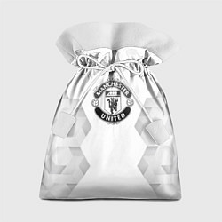 Мешок для подарков Manchester United white poly, цвет: 3D-принт