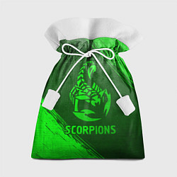 Мешок для подарков Scorpions - green gradient, цвет: 3D-принт