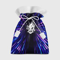 Подарочный мешок Cyberpunk 2077 neon energy