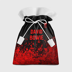 Мешок для подарков David Bowie - red gradient посередине, цвет: 3D-принт