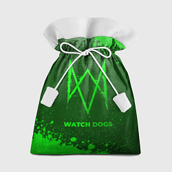 Мешок для подарков Watch Dogs - green gradient, цвет: 3D-принт