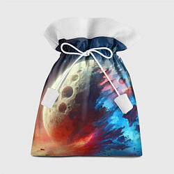 Мешок для подарков Разрыв космического тела - нейроарт, цвет: 3D-принт