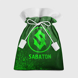 Мешок для подарков Sabaton - green gradient, цвет: 3D-принт