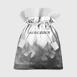 Мешок для подарков Mercedes - white gradient посередине, цвет: 3D-принт