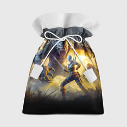 Мешок для подарков Ciri vs dark monster - Witcher 4, цвет: 3D-принт