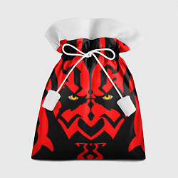 Мешок для подарков Лицо Дарт Мола, цвет: 3D-принт