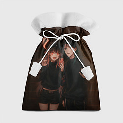 Мешок для подарков Ху Тао и Сяо пейринг, цвет: 3D-принт