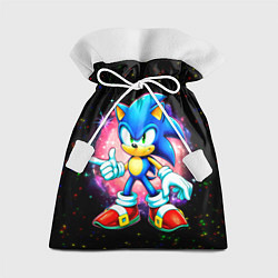 Мешок для подарков Sonic in space, цвет: 3D-принт