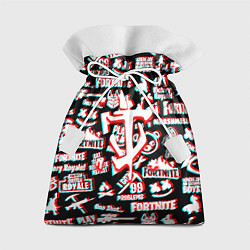 Мешок для подарков Doom x fortnite glitch, цвет: 3D-принт