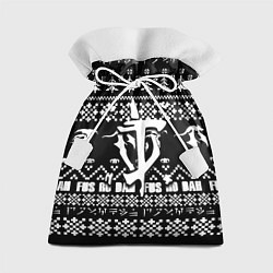 Мешок для подарков Doom x elders scrolls pattern, цвет: 3D-принт