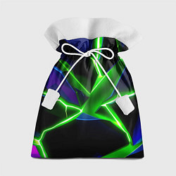 Мешок для подарков Green glow, цвет: 3D-принт