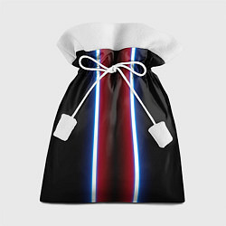 Мешок для подарков Color white blue red neon, цвет: 3D-принт