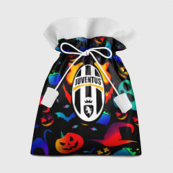 Мешок для подарков Juventus хэллоуин неон, цвет: 3D-принт