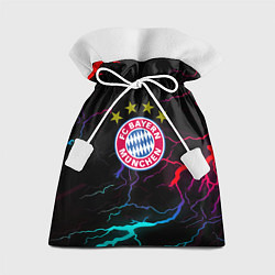 Мешок для подарков Бавария Мюнхен неновые молнии, цвет: 3D-принт