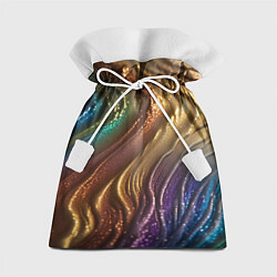 Мешок для подарков Сморщенные складочки жидкости, цвет: 3D-принт
