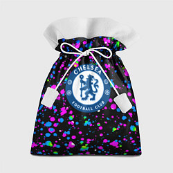 Мешок для подарков Челси неоновые краски, цвет: 3D-принт