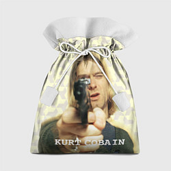 Мешок для подарков Кобейн с пистолетом, цвет: 3D-принт