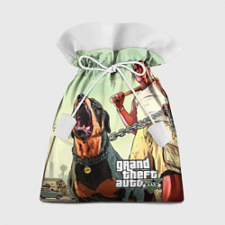 Мешок для подарков GTA 5: Franklin Clinton, цвет: 3D-принт