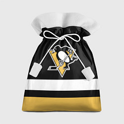 Мешок для подарков Pittsburgh Penguins: Black цвета 3D-принт — фото 1