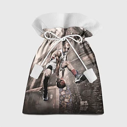 Мешок для подарков Баскетбол город, цвет: 3D-принт