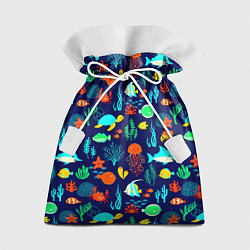 Мешок для подарков Аква мир, цвет: 3D-принт