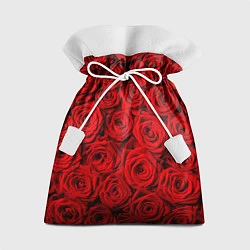 Мешок для подарков Красные розы, цвет: 3D-принт