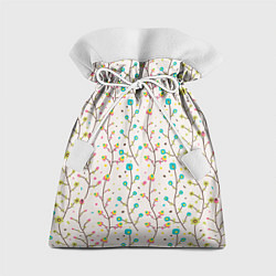 Мешок для подарков Цветочные лианы, цвет: 3D-принт