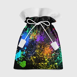 Мешок для подарков Брызги красок, цвет: 3D-принт