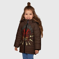 Куртка зимняя для девочки Bloodseeker Face, цвет: 3D-черный — фото 2