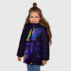 Куртка зимняя для девочки McGregor Neon, цвет: 3D-светло-серый — фото 2