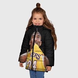 Куртка зимняя для девочки Kobe Bryant, цвет: 3D-светло-серый — фото 2