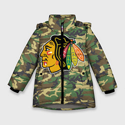 Зимняя куртка для девочки Blackhawks Camouflage