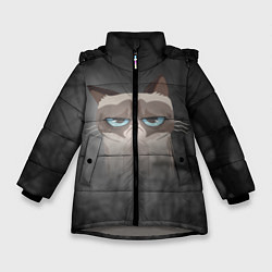 Зимняя куртка для девочки Grumpy Cat