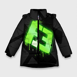 Зимняя куртка для девочки Flipsid3: Black collection