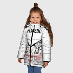 Куртка зимняя для девочки Placebo, цвет: 3D-черный — фото 2