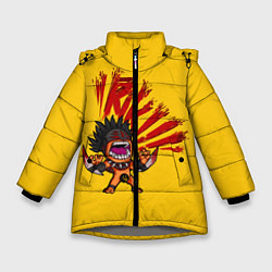 Куртка зимняя для девочки Bloodseeker: Riki, цвет: 3D-светло-серый