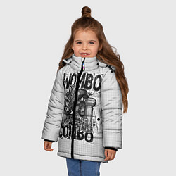Куртка зимняя для девочки Combo Wombo, цвет: 3D-красный — фото 2